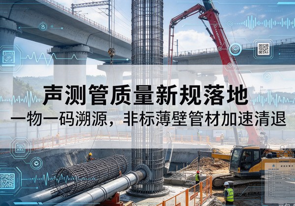 宝清声测管质量新规落地，一物一码溯源，非标薄壁管材加速清退